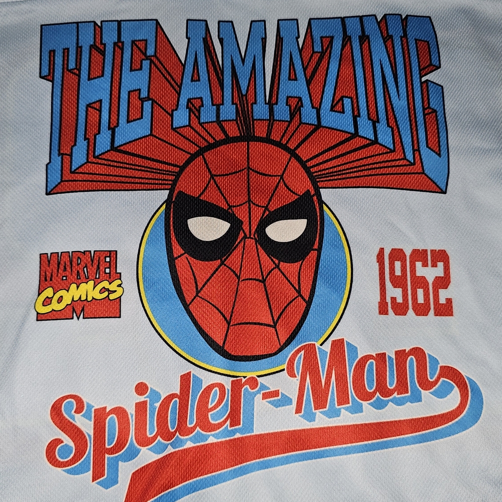 Marvel Red and Blue Graphic Jersey